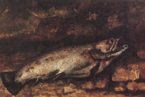 Gustave Courbet The Trout Sweden oil painting art